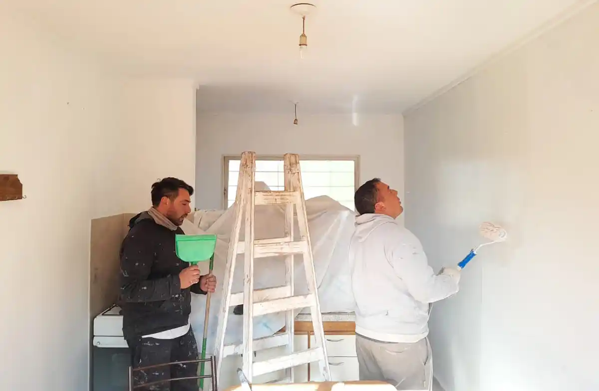 Pintura. En la residencia de estudiantes en Tandil