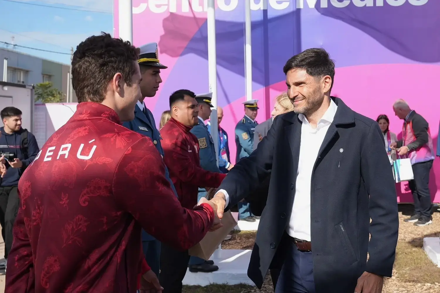 Juegos Suramericanos: Pullaro y Poletti recibieron a las delegaciones y dieron inicio a la fiesta deportiva