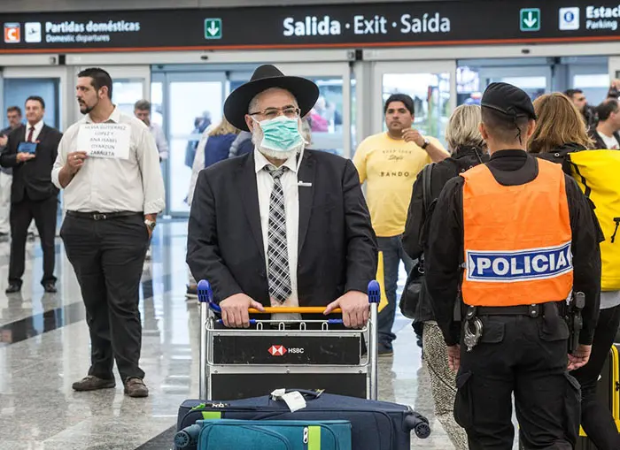 Coronavirus. Controles sanitarios en Ezeiza