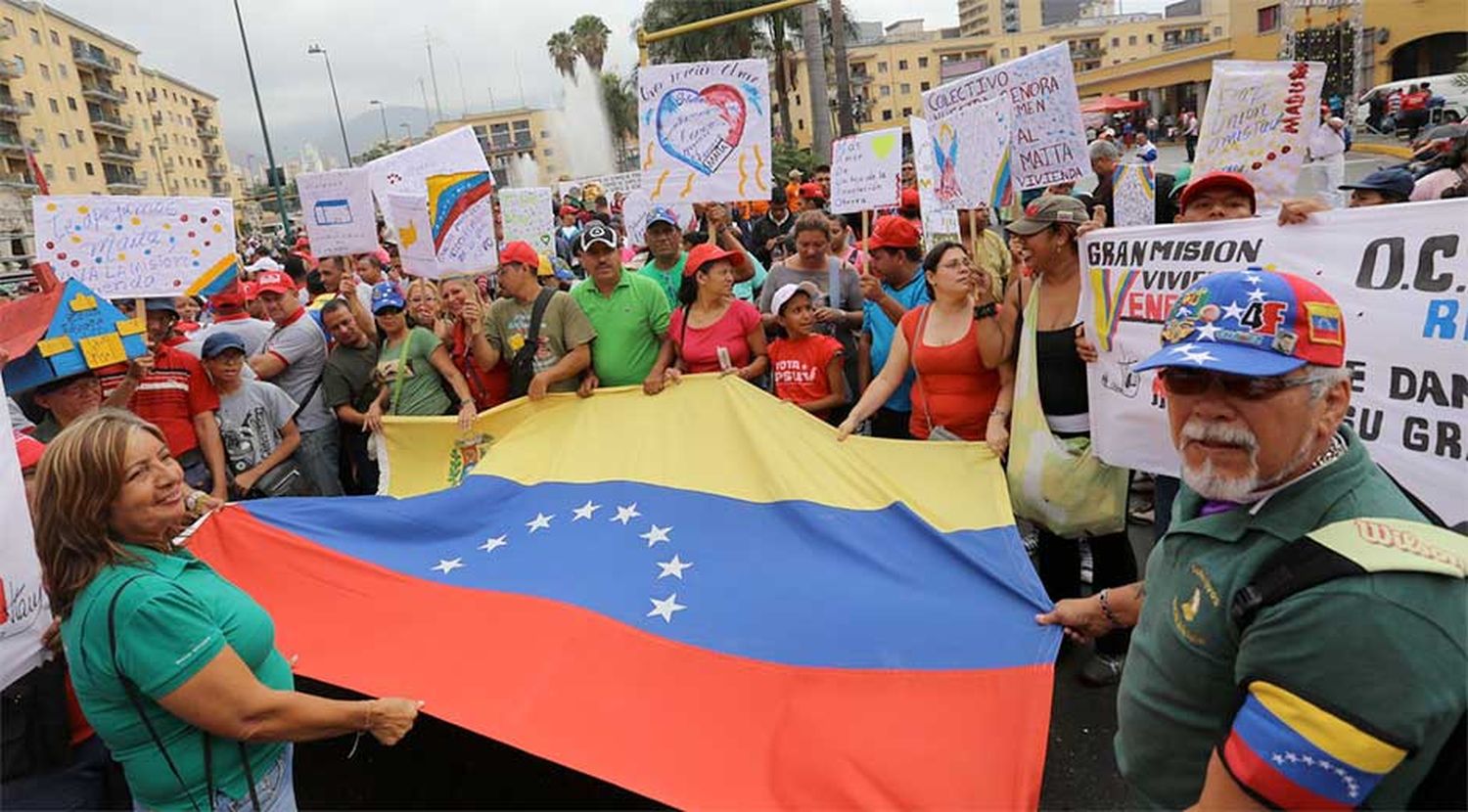 Venezuela: Hubo cruces y tensión por el Día del Trabajador