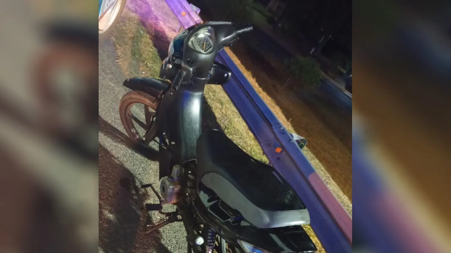 Se detectó que el conductor de la motocicleta no tenía los papeles del rodado.