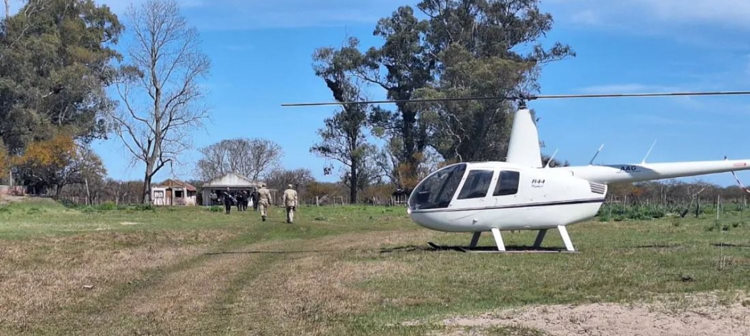 Dos detenidos por carnear 1.500 kilos de carne: fueron perseguidos por Abigeato y por un helicóptero para ser atrapados