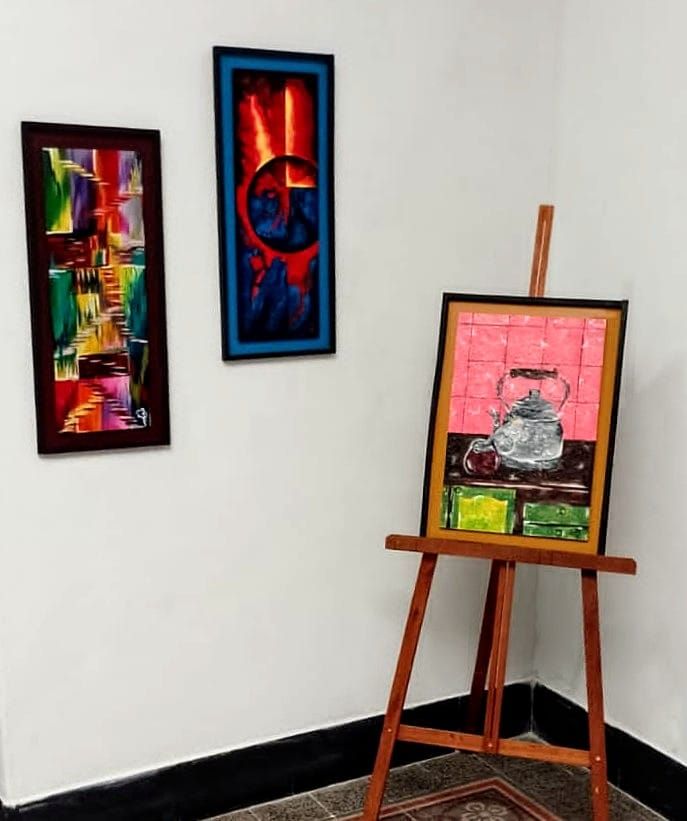 Muestra pictórica “Renacer” en la Departamental de Escuelas