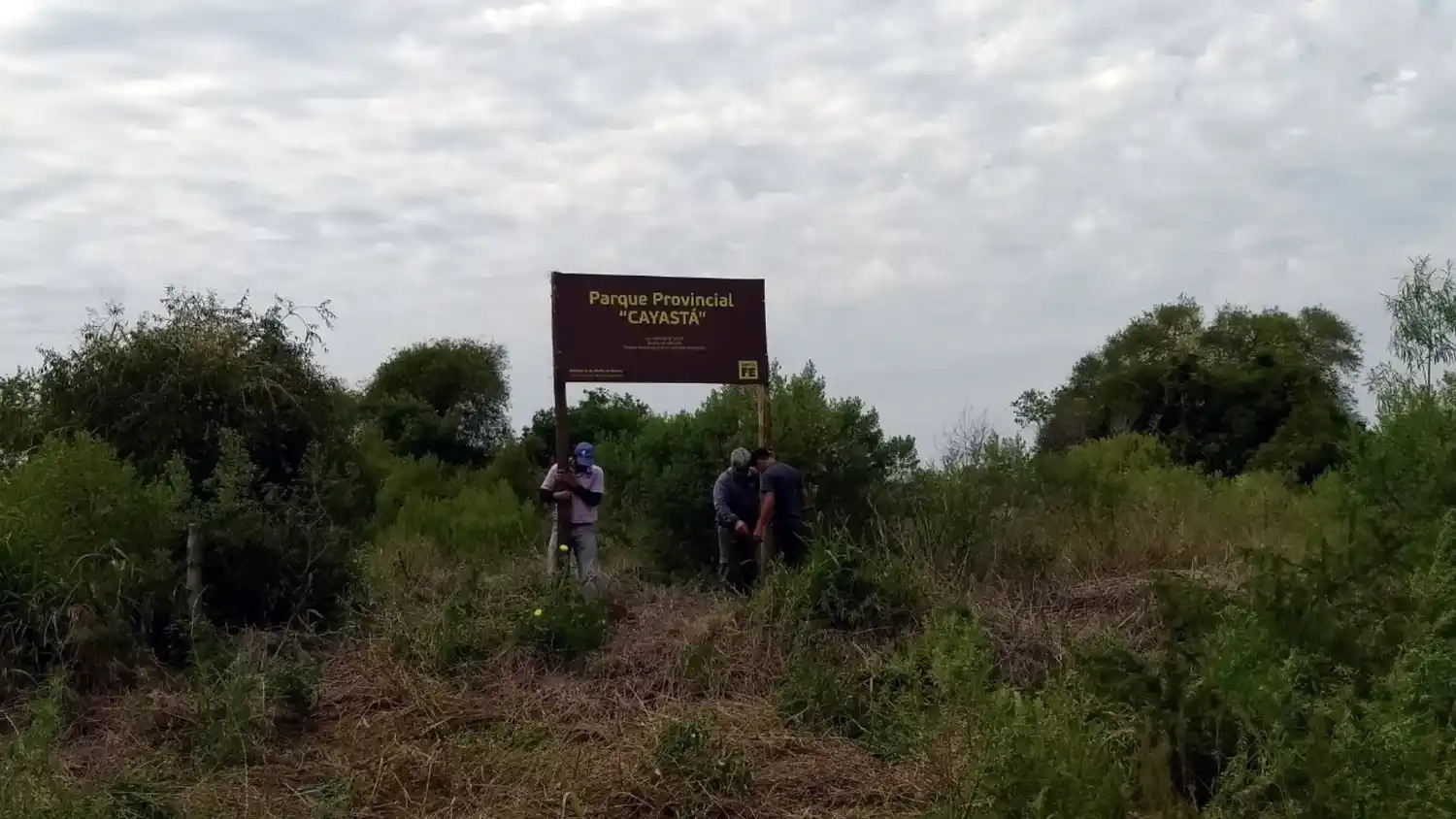 La provincia avanza con las obras en la reserva natural de Cayastá