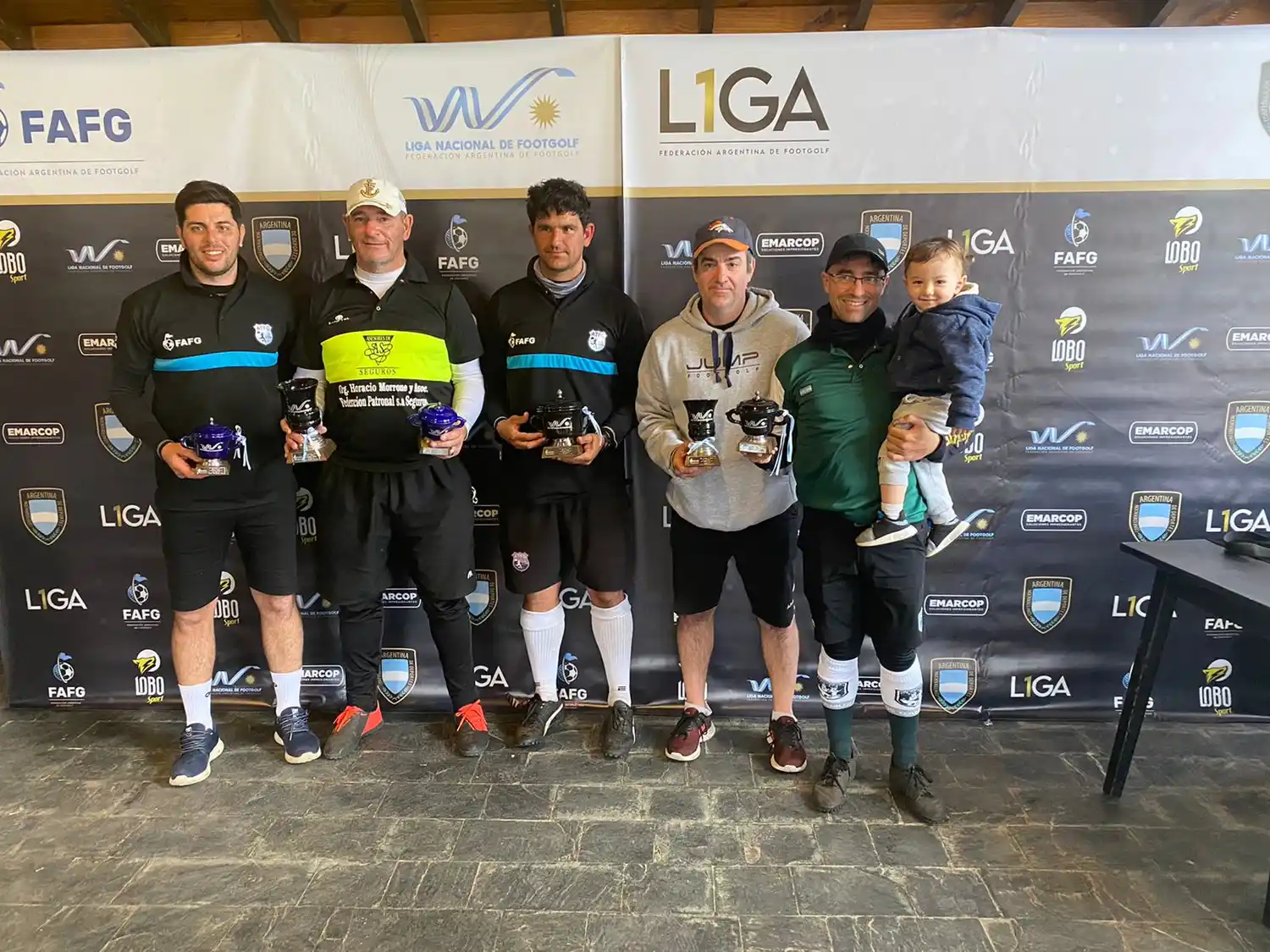 Arhia, Toth, Serén, Ghezzi y Pernía; en Villa Gesell.