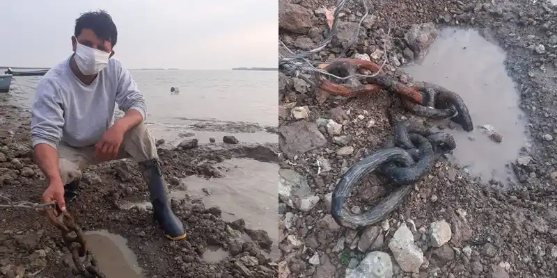 Pescador halló eslabones de una cadena en el río y estudiarán si se usaron en la batalla de Vuelta de Obligado en 1845