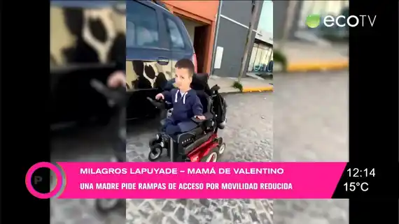 Una madre reclama accesibilidad en la ciudad por movilidad reducida