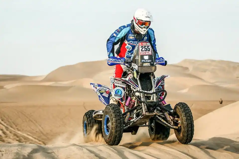Dakar 2018: El bahiense Gustavo Gallego avanzaba quinto en quads 