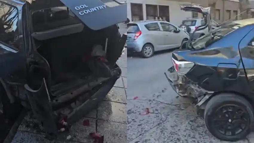 Afortunadamente, no se registraron víctimas fatales y los demás ocupantes de los vehículos solo presentaron golpes leves.