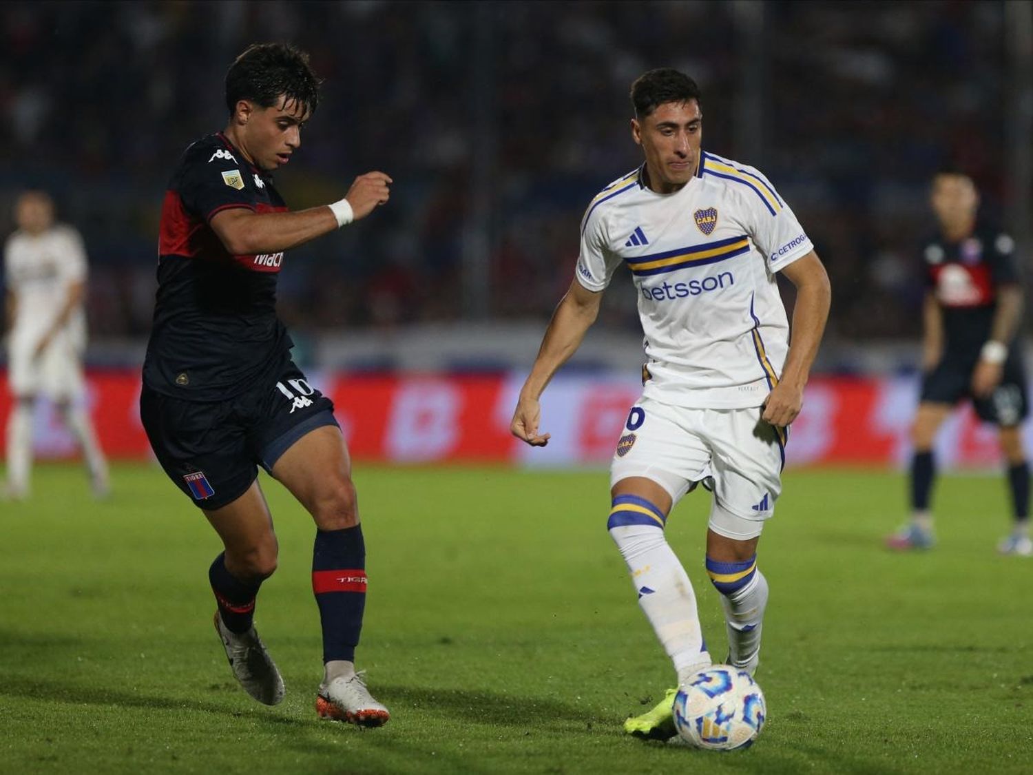 Miguel Merentiel habló luego del empate de Boca ante Tigre