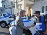Frigerio encabezó la entrega de nuevos patrulleros para reforzar la seguridad en Entre Ríos