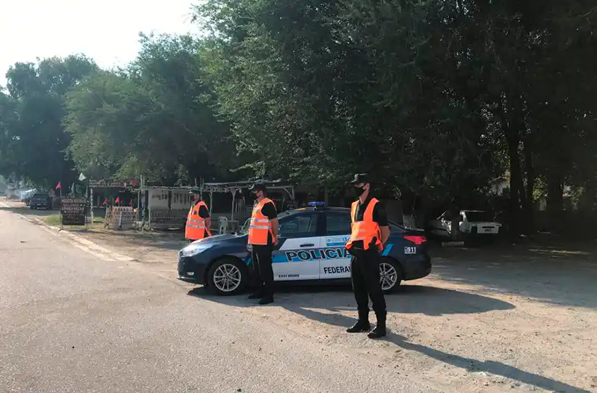Mucha presencia de Policía Federal en Dolores