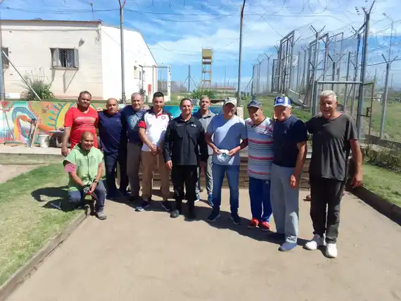En la Unidad 37 hubo un encuentro de bochas