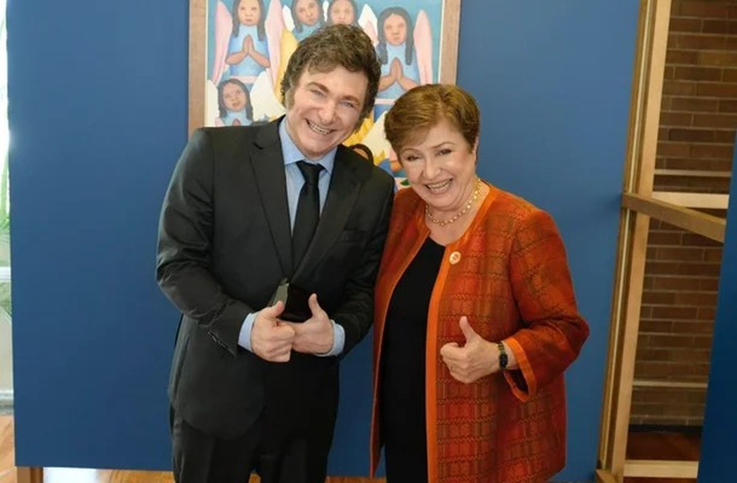 G20: Milei se reunió con la titular del FMI, Kristalina Georgieva