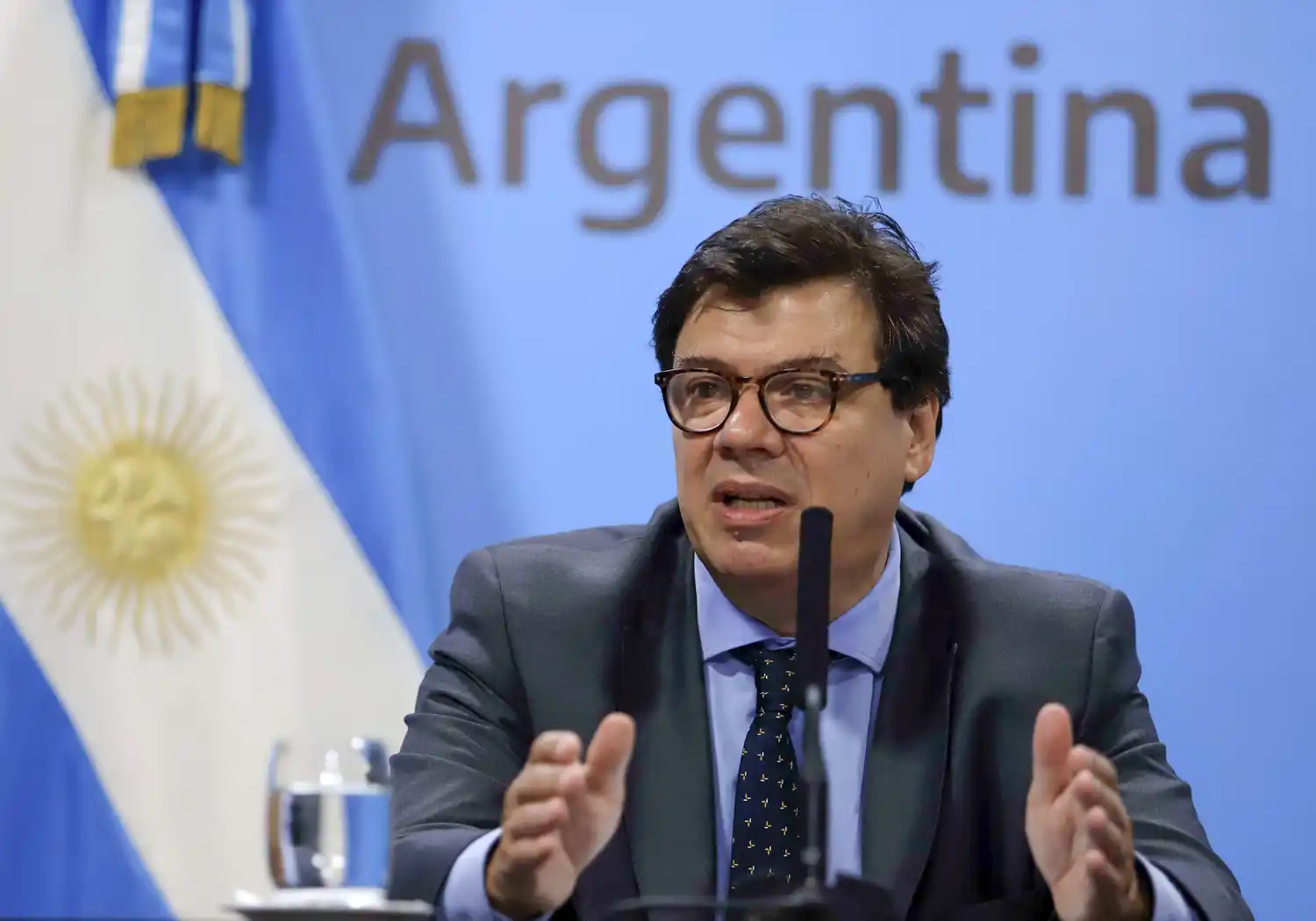 Claudio Moroni, ministro de Trabajo.