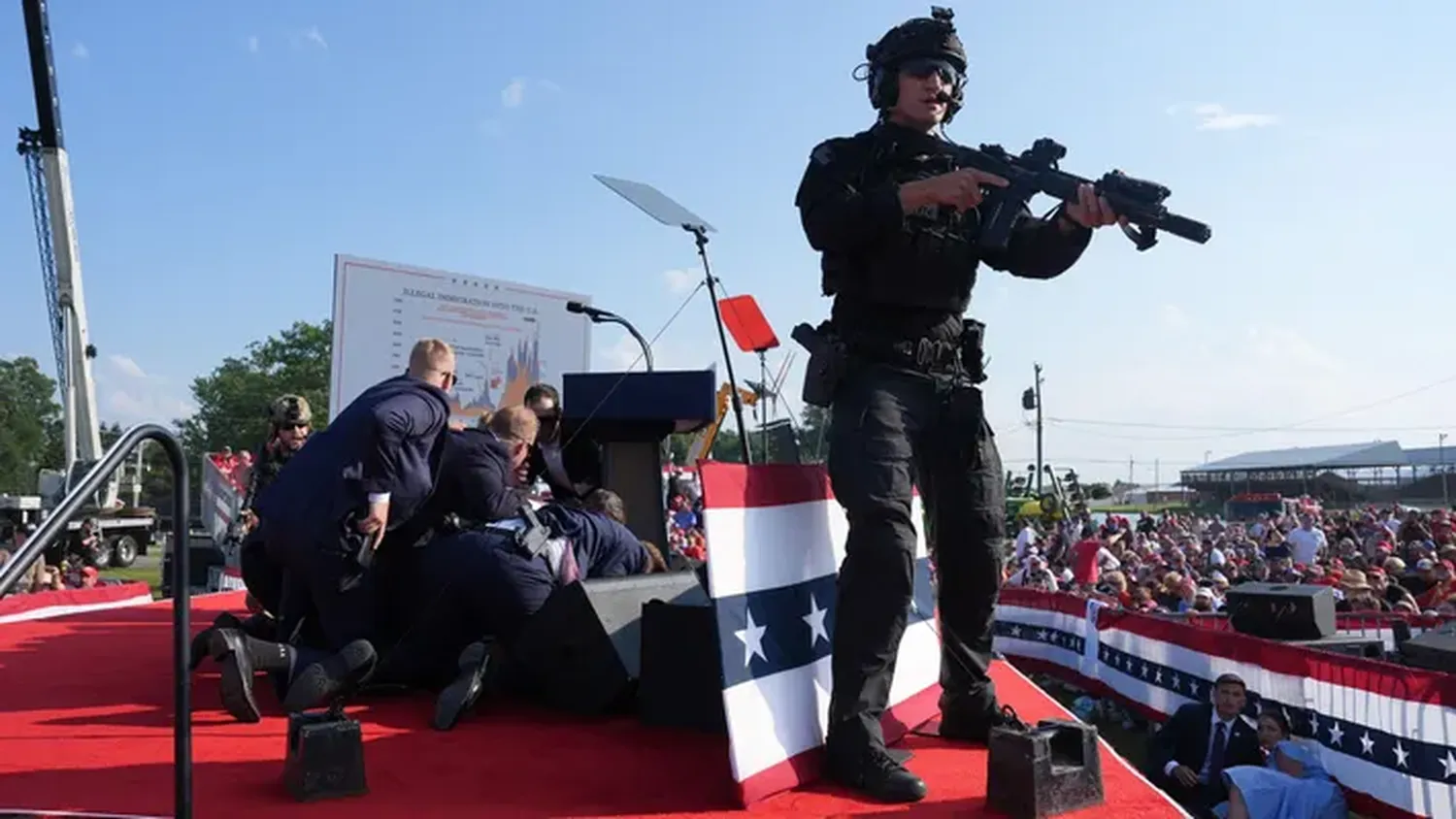 The Secret Service faces scrutiny after an assassination attempt on Donald Trump at a Pennsylvania rally.