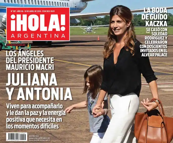 Los ángeles del Presidente, Juliana y Antonia en ¡Hola!