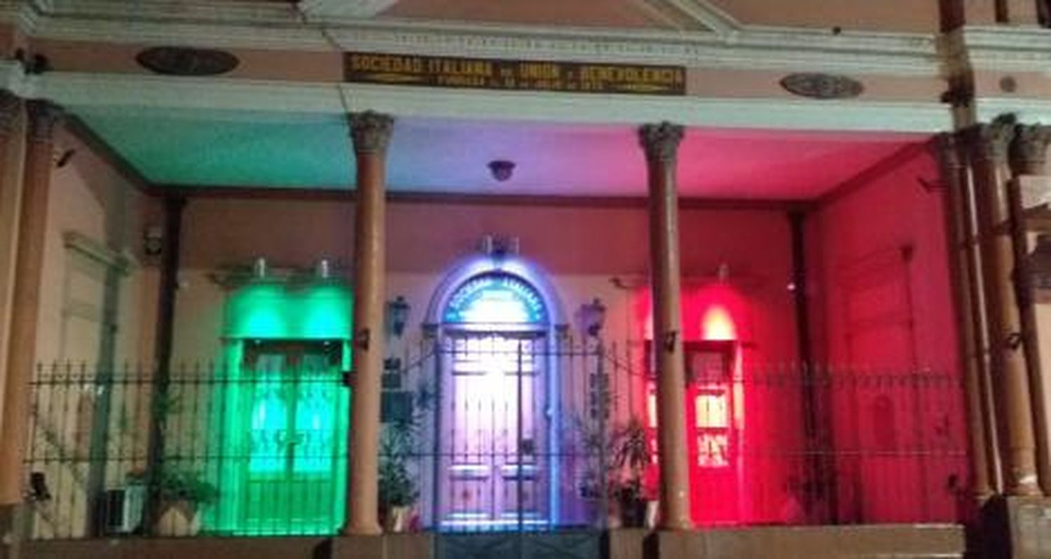 Con los colores de Italia