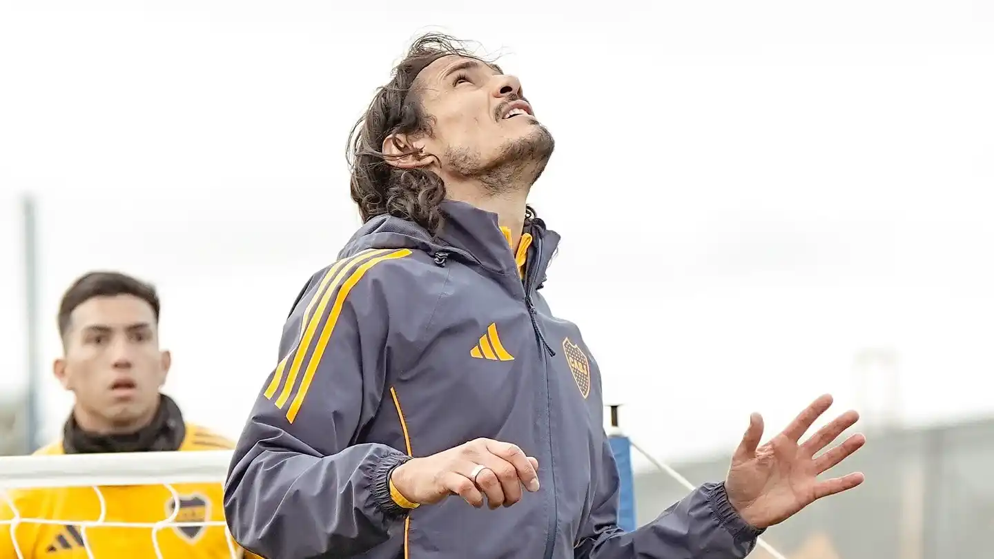 Cavani se perfila como titular en Boca.