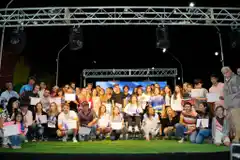 Los ganadores de las ternas en la
"Fiesta del Deporte", edición 2022