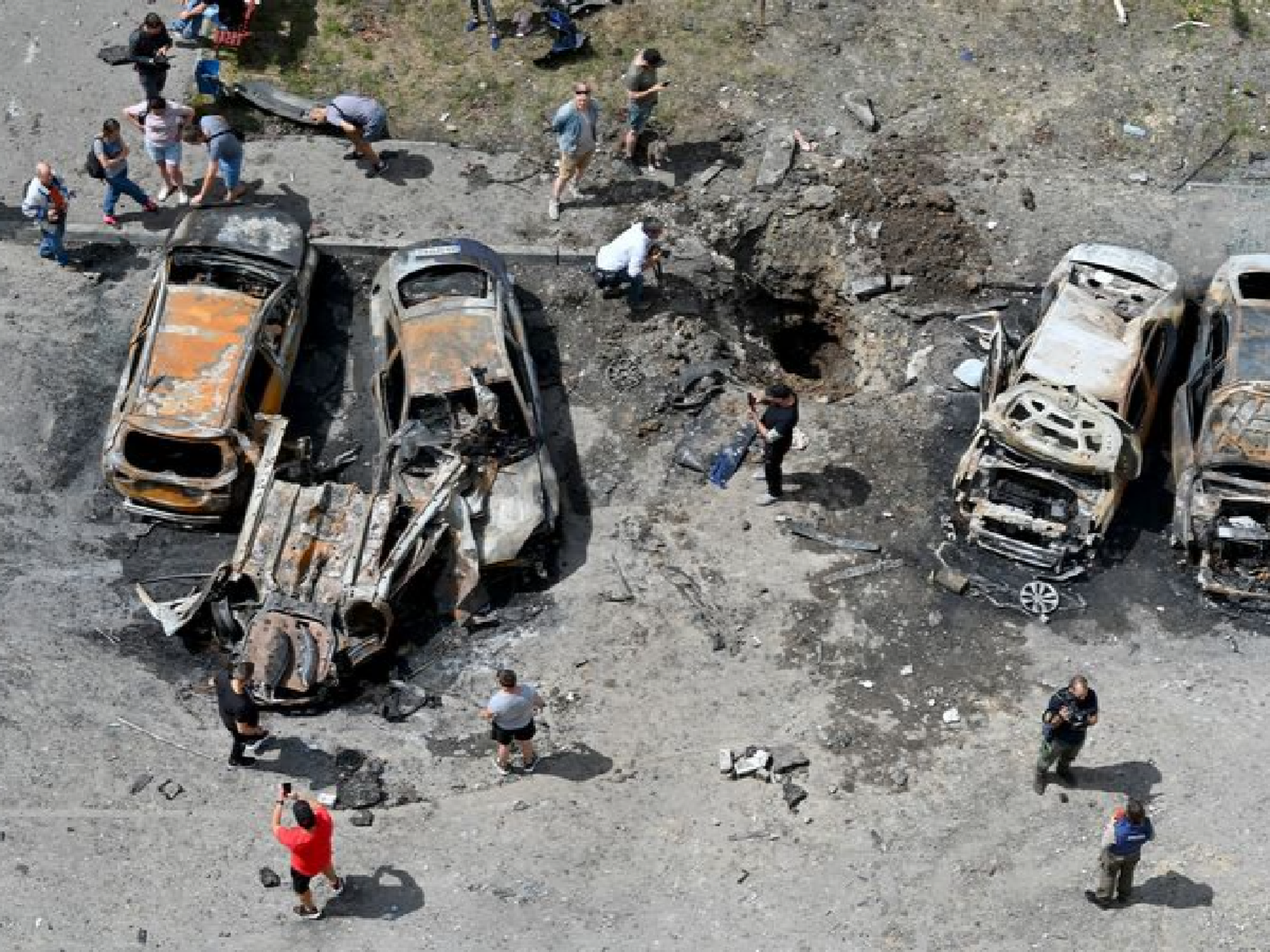 Rusia bombardea Kiev antes del inicio de la cumbre del G7 por la guerra en Ucrania