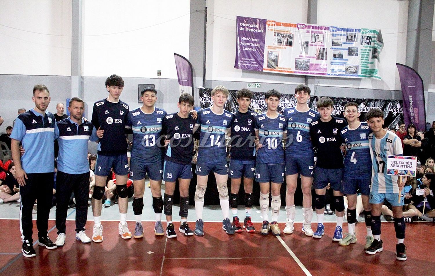 La Selección Argentina de Voley. Campeona del Open Neco