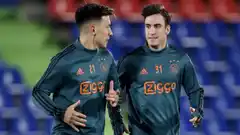 Con el entrerriano Martínez, y gol de Tagliafico, Ajax ganó y sigue como líder