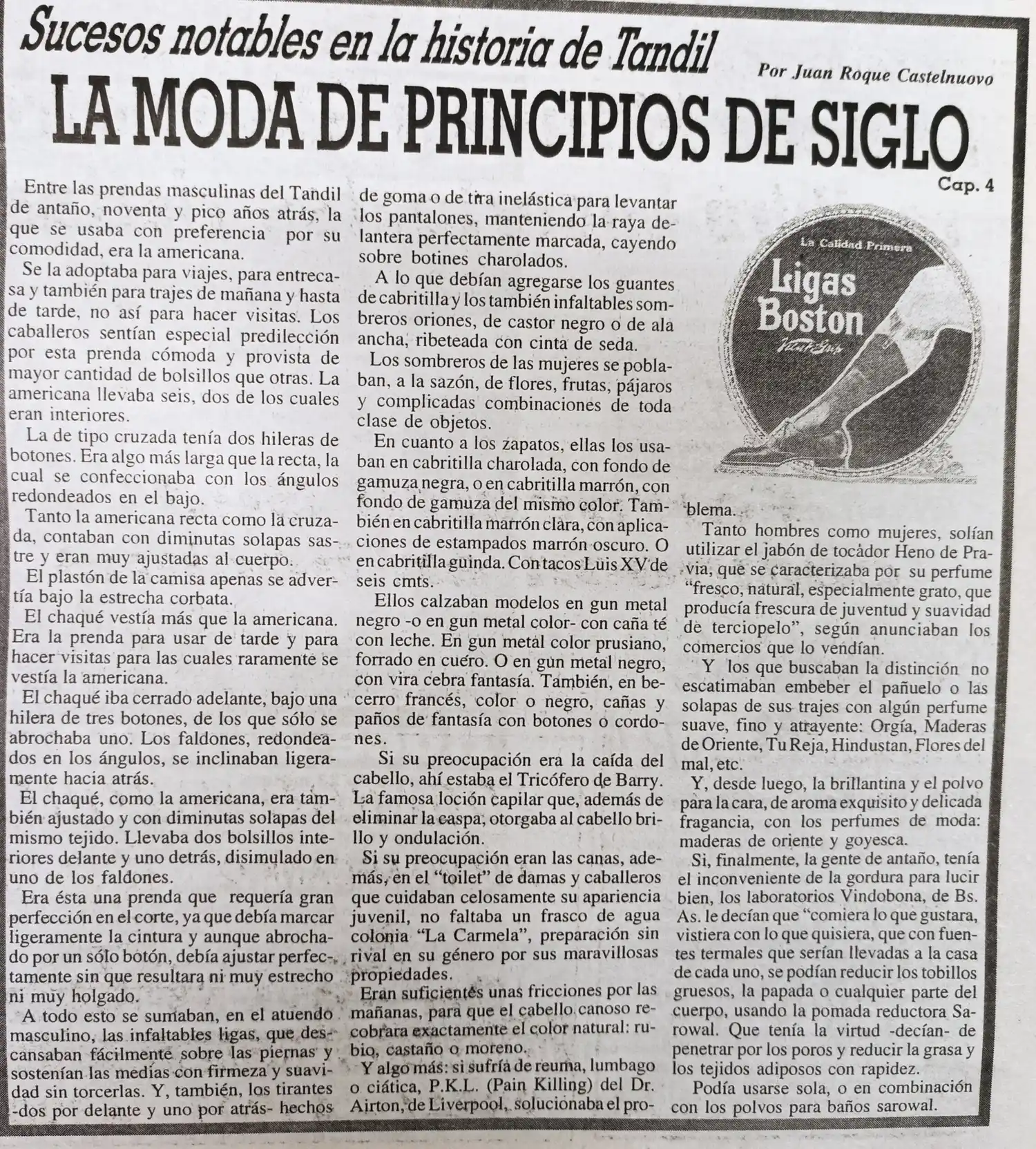 La moda de principios de siglo XX - Cap. 4