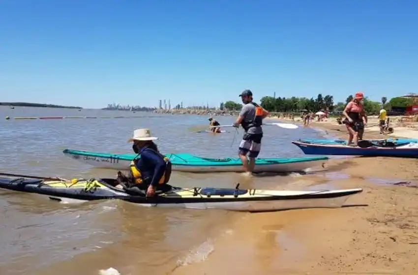 Así disfrutaron los rosarinos la apertura de las actividades náuticas