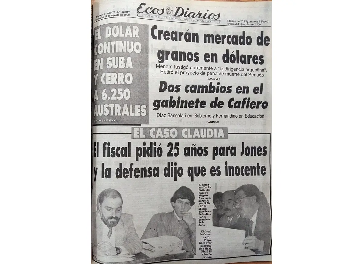 Miércoles 15 de agosto de 1990