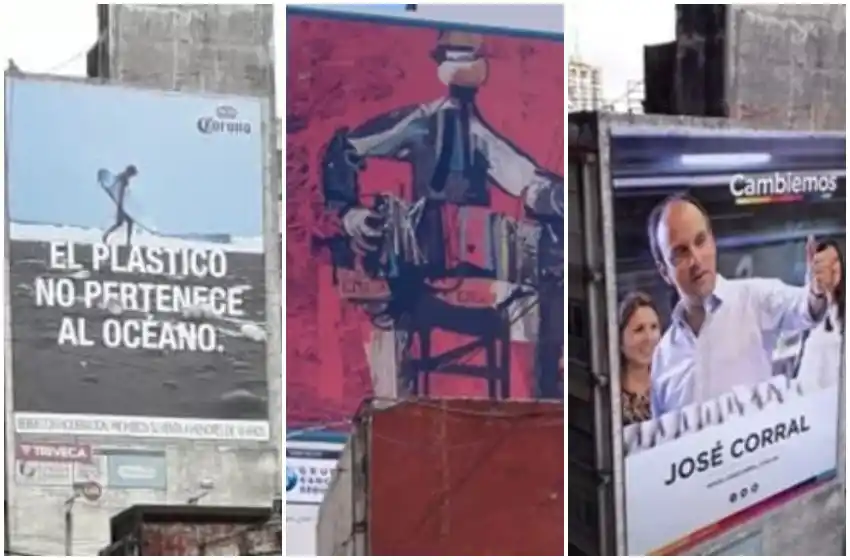 Polémica por el afiche: Cambiemos afirmó que en el lugar antes había un cartel de cerveza y apuntó al socialismo