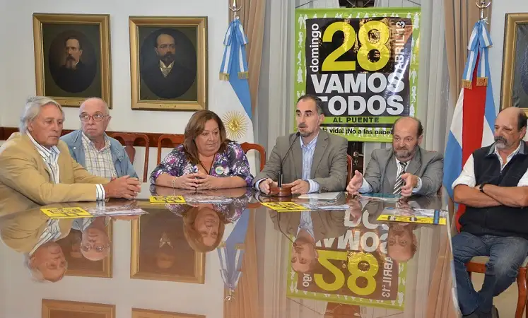 El gobierno declaró de interés la Marcha al puente “General San Martín”