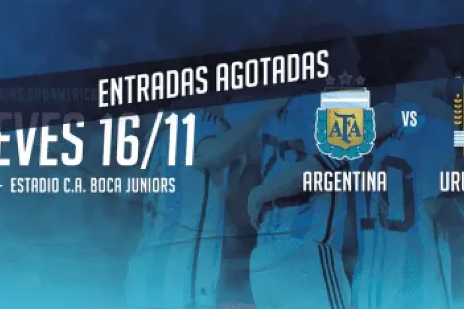 Se agotaron las entradas para el partido entre la Selección Argentina vs. Uruguay