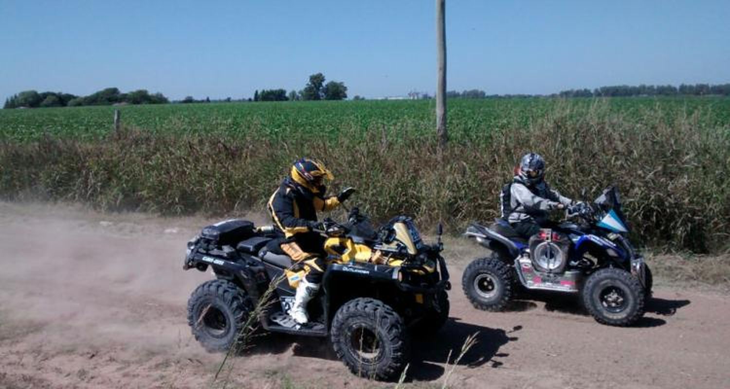 Dakar 2015: Los cuatriciclos pasaron por Santa Lucía