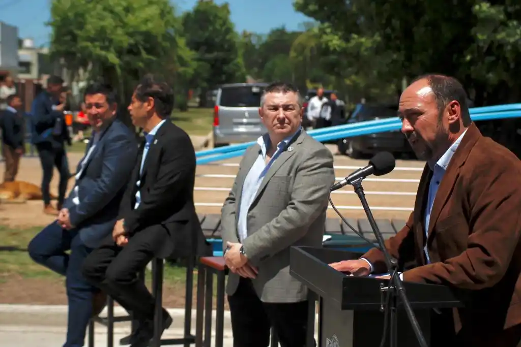 Se inauguró el entubamiento del canal de la Laguna de Ranchos