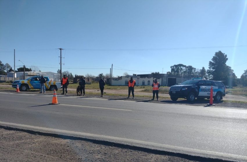 Realizan tareas de control en la Ruta 3