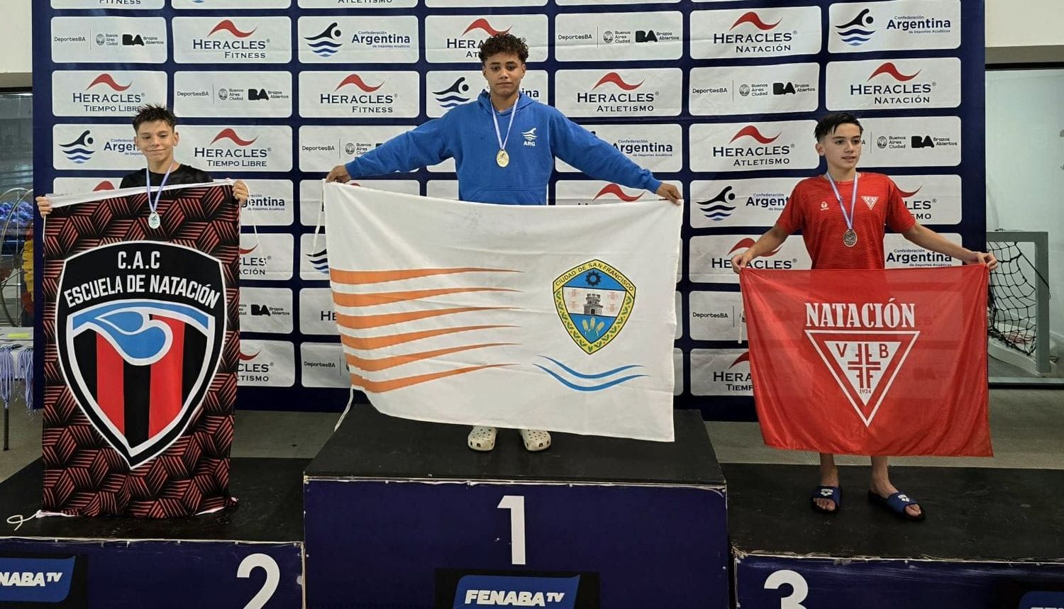 Guillermo Morales Armellini se subió a lo más alto del podio dos veces