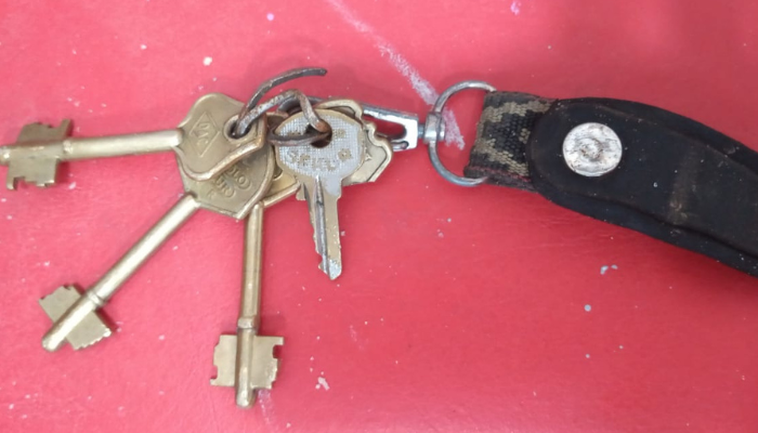 Encontraron estas llaves