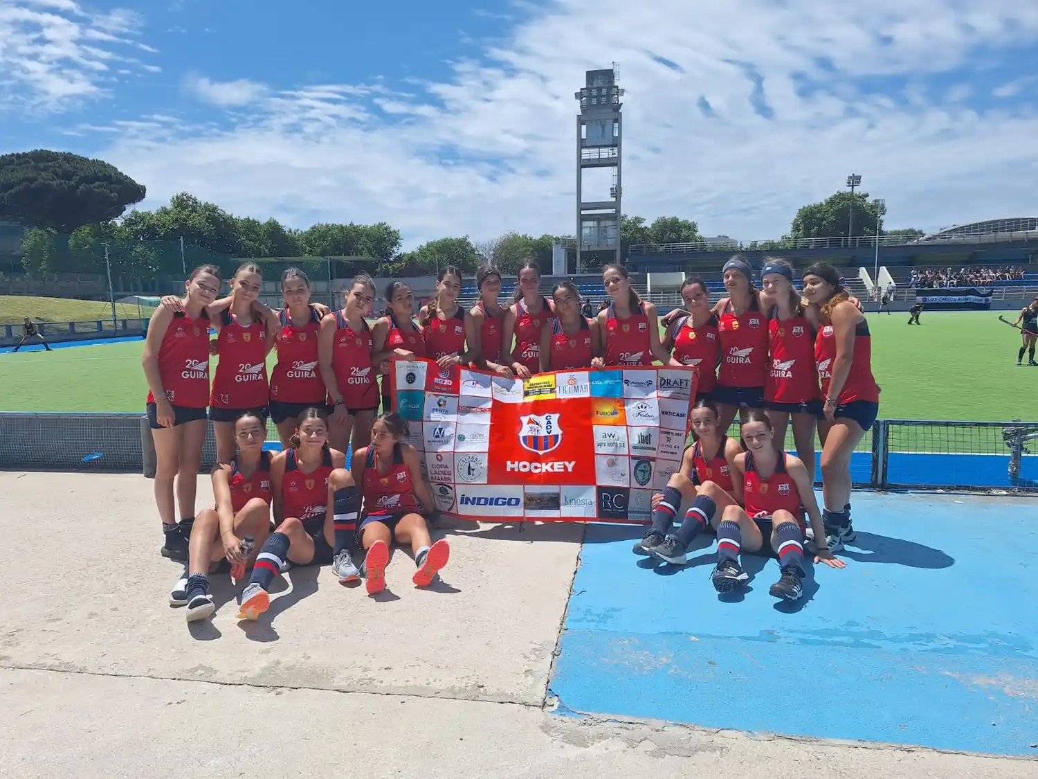 El plantel de Del Valle de Necochea que clasificó a cuartos de final en el Regional A.