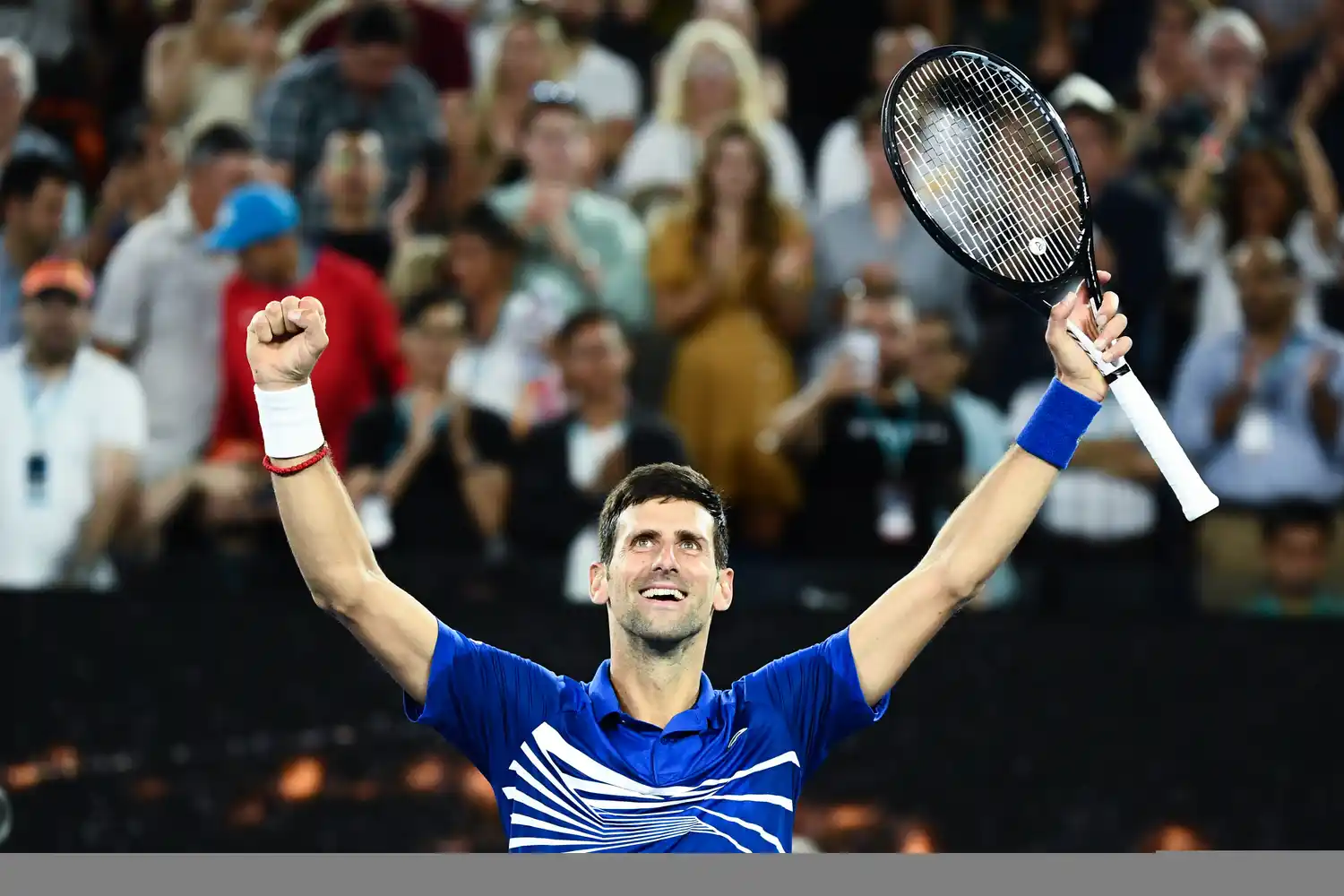 Djokovic arrolló a Pouille y definirá frente a Nadal