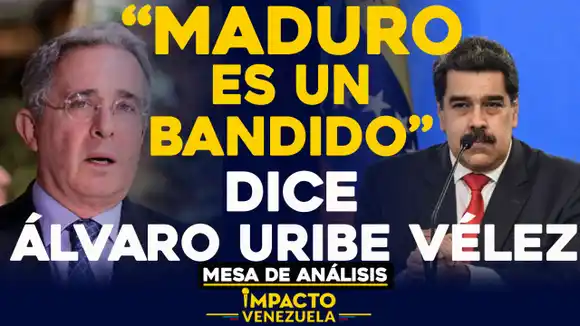 SIN TAPUJOS: Álvaro Uribe llama «bandido» a Maduro por proteger a criminales como Santrich