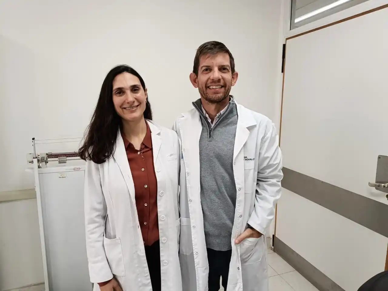 Los especialistas Virginia Azar e Ignacio Bourlot.