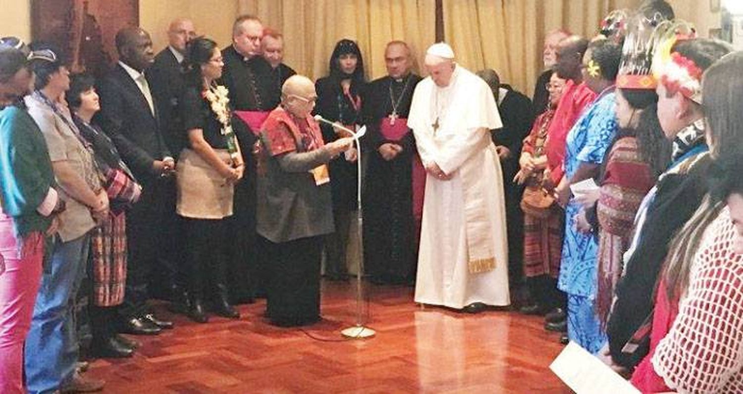 El Papa anima a pueblos indígenas en la lucha contra el hambre