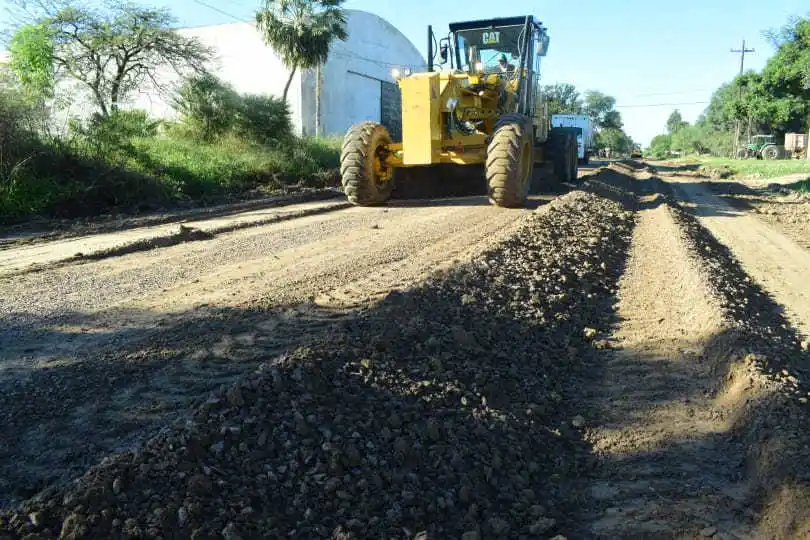 Intensifican tareas de enripiado en el barrio Sagrado Corazón