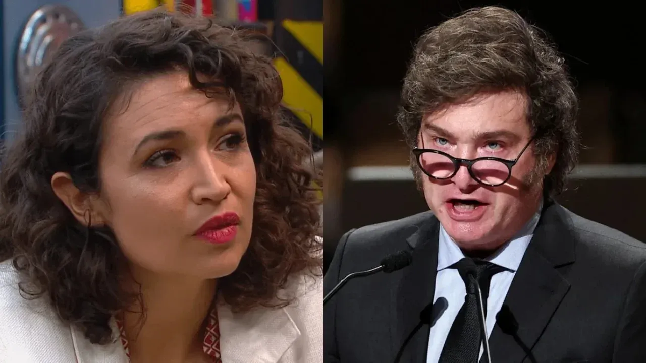 Denuncias cruzadas entre Julia Mengolini y Javier Milei.