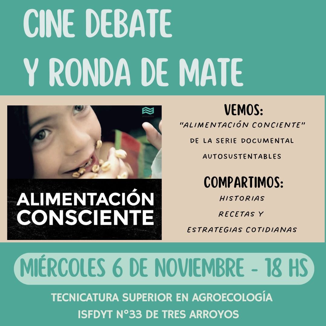 Se realiza la quinta edición de “Cine debate y mate”