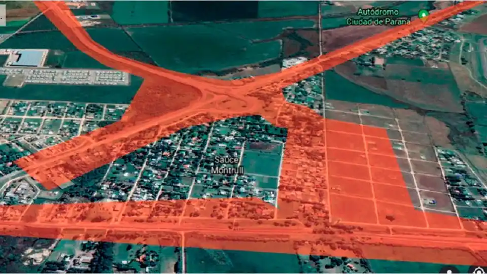 Rotonda para la circunvalación del Gran Paraná afecta a numerosas familias que serían expropiadas
