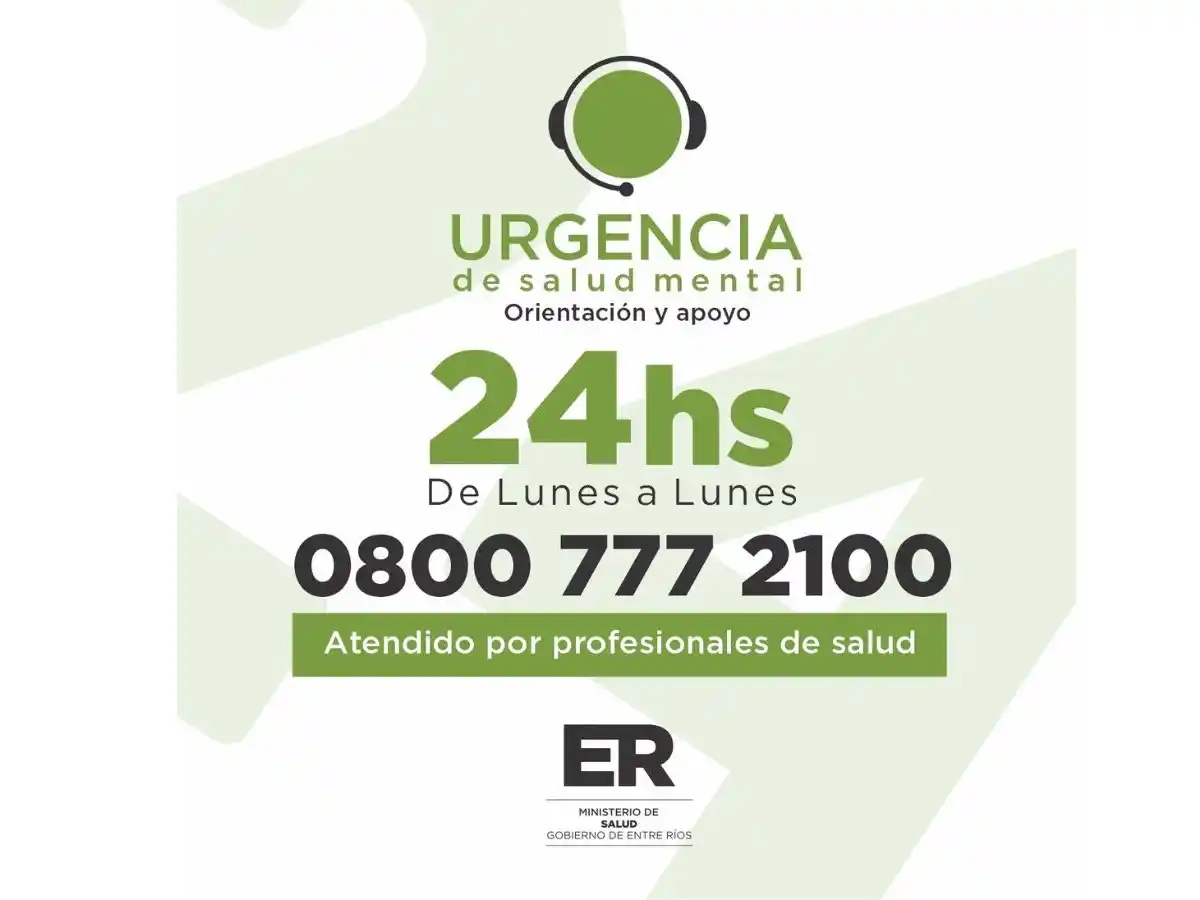 Entre Ríos encabeza estadística de suicidios: Gualeguay la quinta ciudad de la provincia