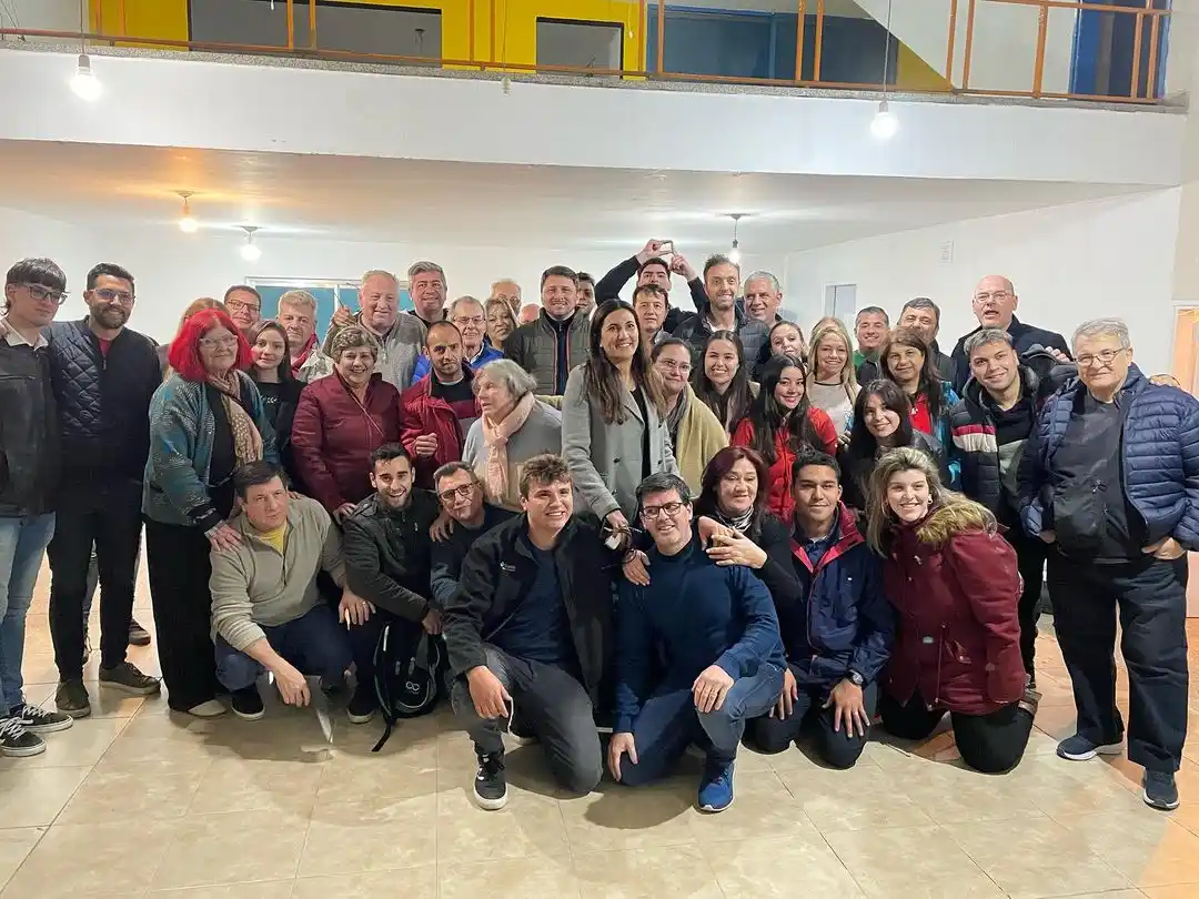 El búnker de JxC, anoche en San Francisco.