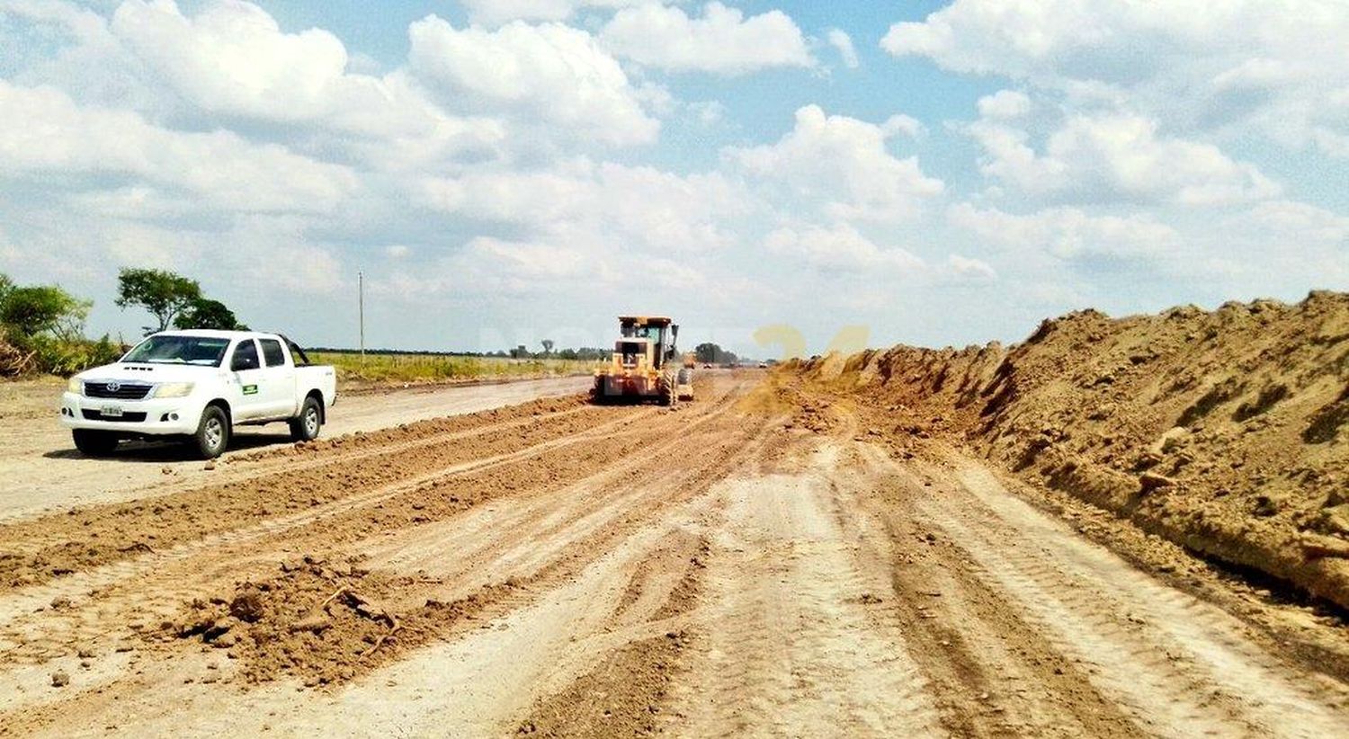 Comunicaron que avanza la obra de pavimentación entre Villa Ana y Tres Bocas